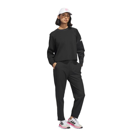 Adidas Beyond the Course Side-Snap Twistweave damska bluza, czarna