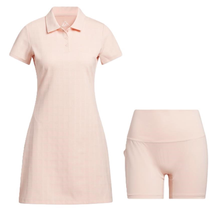 Adidas Ultimate+ sukienka golfowa, blush pink