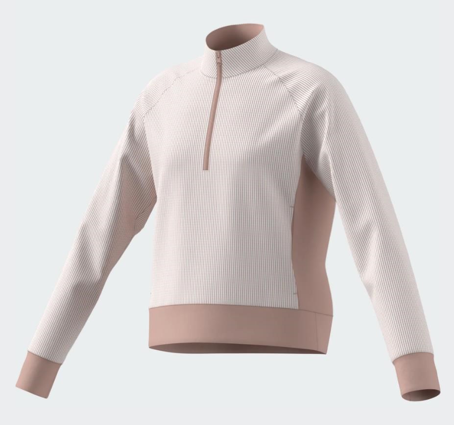 Adidas Textured Layer dziecięce polo, różowa