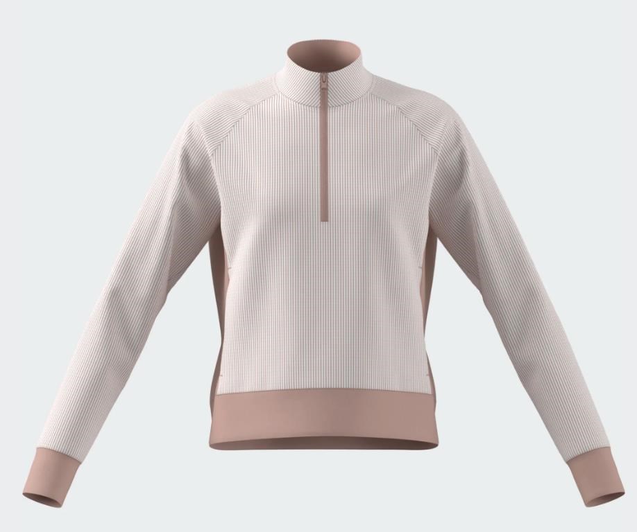 Adidas Textured Layer dziecięce polo, różowa