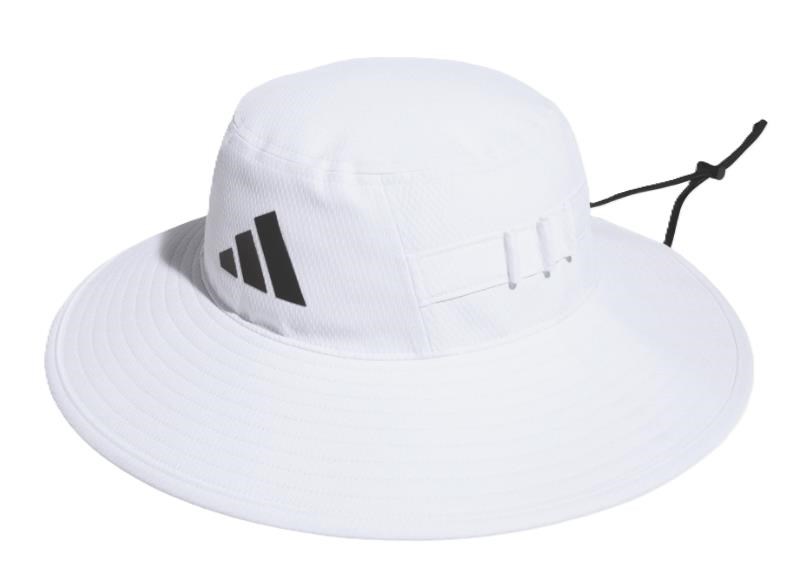 Adidas Wide Brim unisex kapelusz, biały