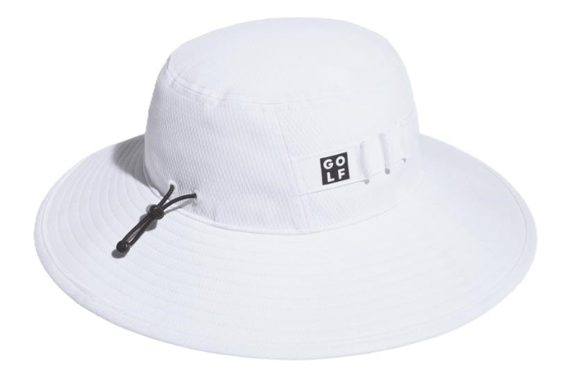 Adidas Wide Brim unisex kapelusz, biały