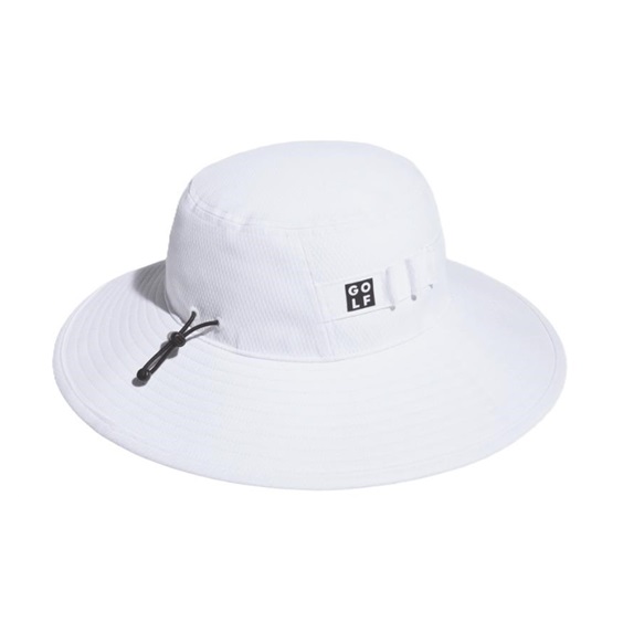 Adidas Wide Brim unisex kapelusz, biały