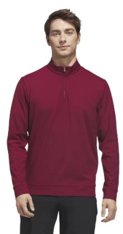 Adidas Ultimate365 Classic Quarter-Zip męska bluza, burgundy