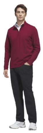 Adidas Ultimate365 Classic Quarter-Zip męska bluza, burgundy