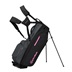 Taylormade Flextech Crossover stand bag, czarno/szaro/neonowy róż