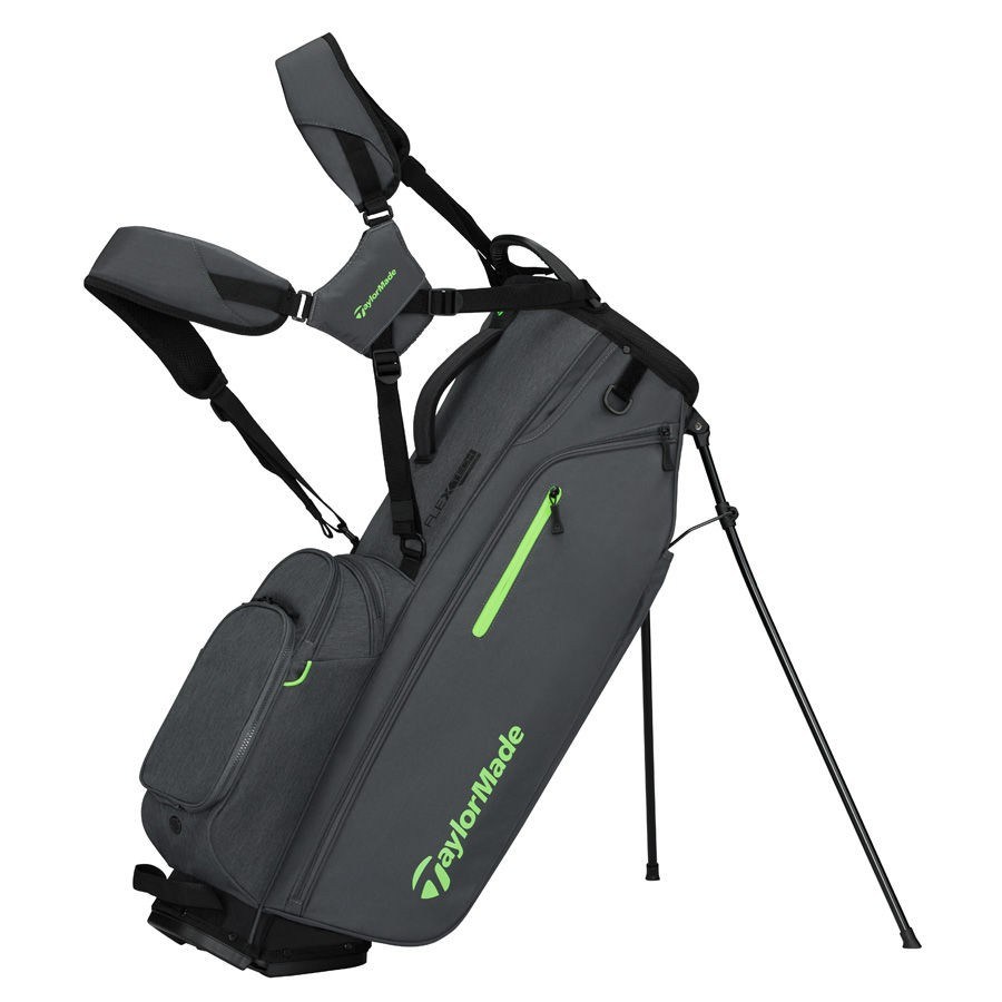 Taylormade Flextech Crossover stand bag, szaro/neonowy zieleń