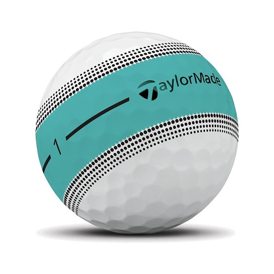 TaylorMade Tour Response Stripe Neon Multi piłki golfowe