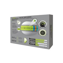 TaylorMade Tour Response Stripe Neon Multi piłki golfowe