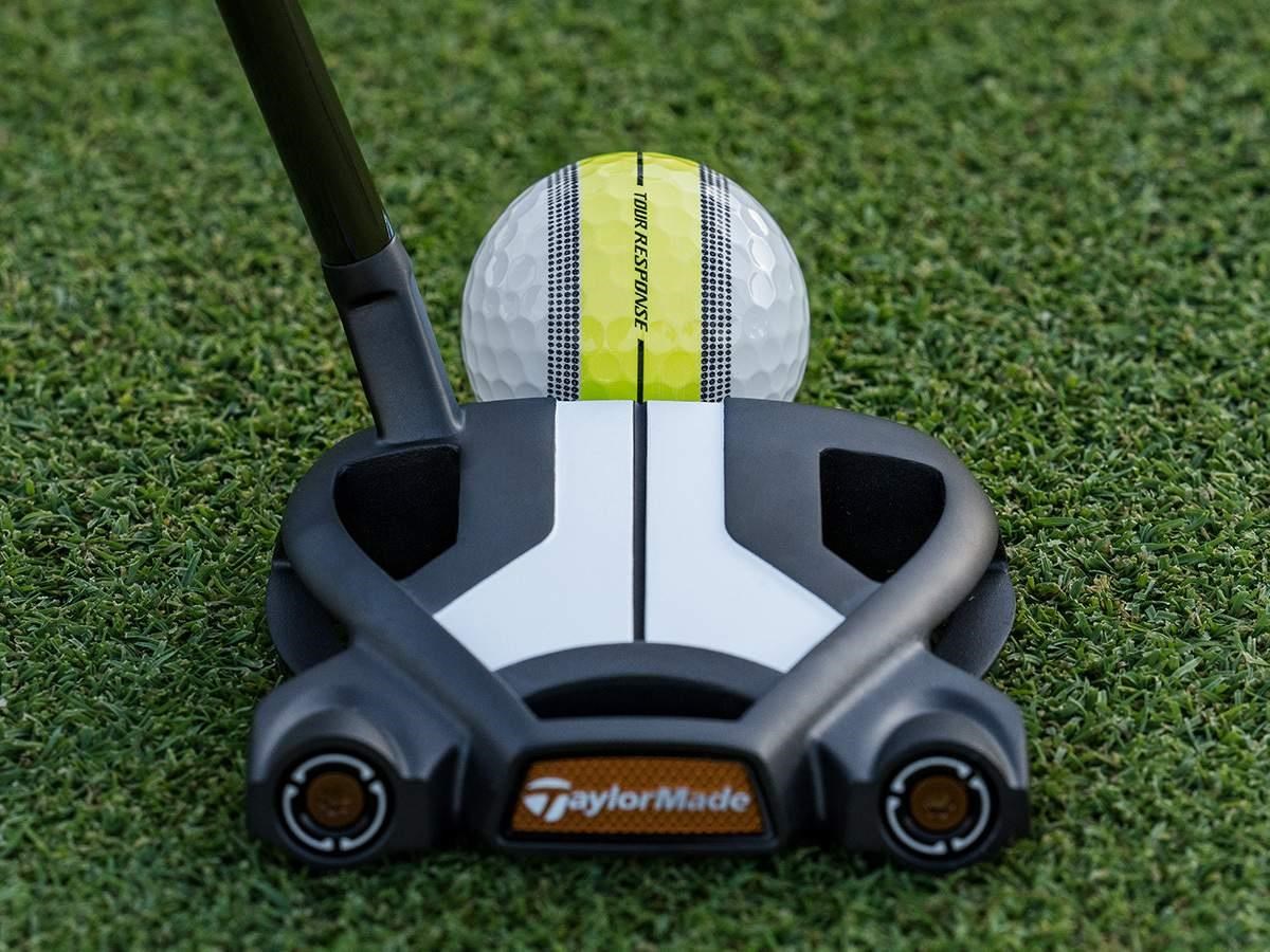 TaylorMade Tour Response Stripe Neon Multi piłki golfowe