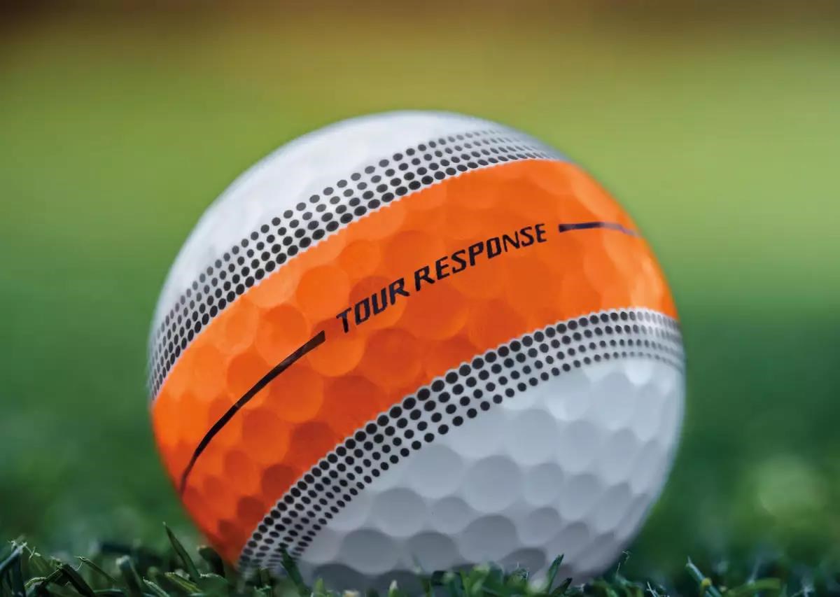TaylorMade Tour Response Stripe Neon Multi piłki golfowe