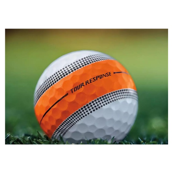 TaylorMade Tour Response Stripe Neon Multi piłki golfowe