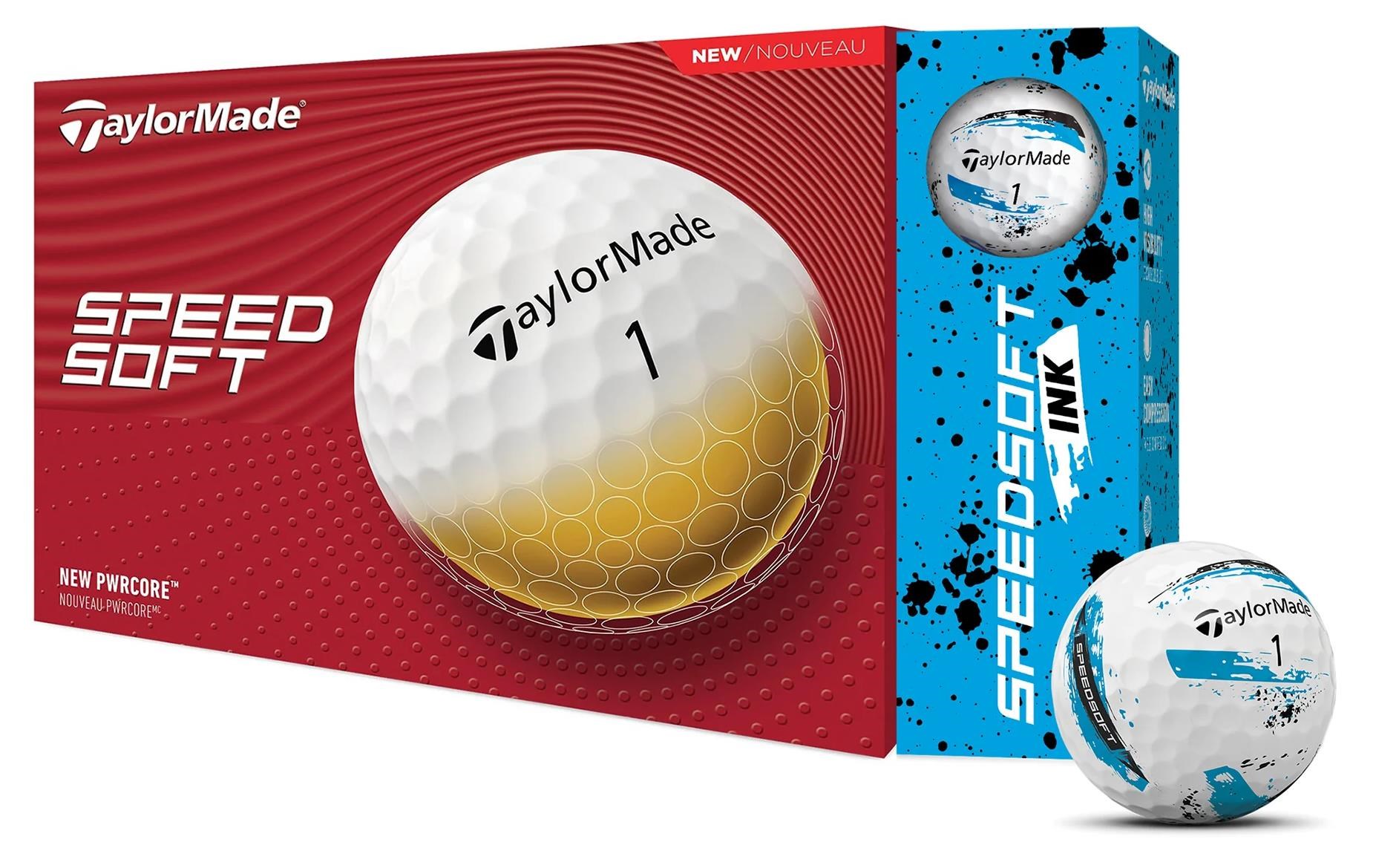 TaylorMade SpeedSoft piłki golfowe + Bonus Sleeve Pack