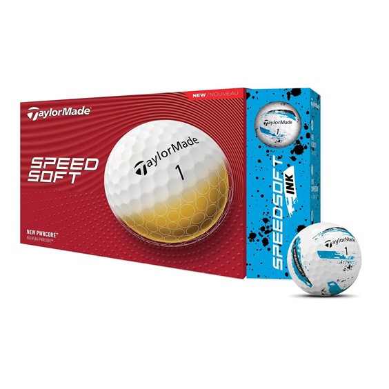 TaylorMade SpeedSoft piłki golfowe + Bonus Sleeve Pack