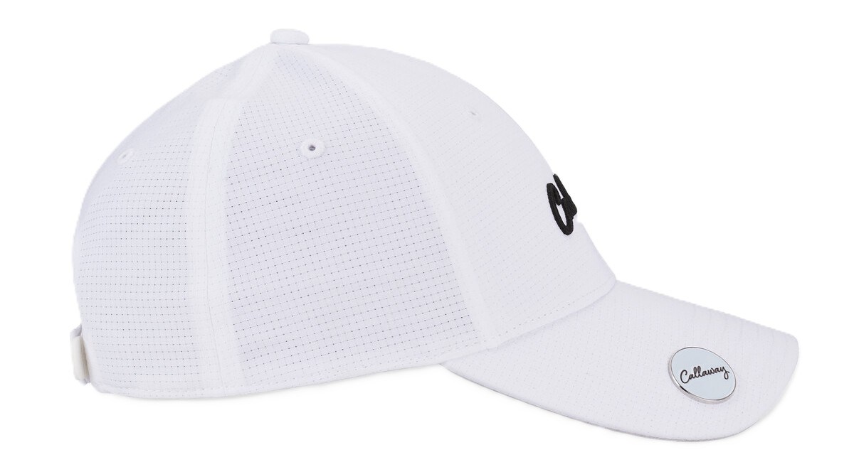 Callaway Stitch Magnet damska czapka z daszkiem, biała
