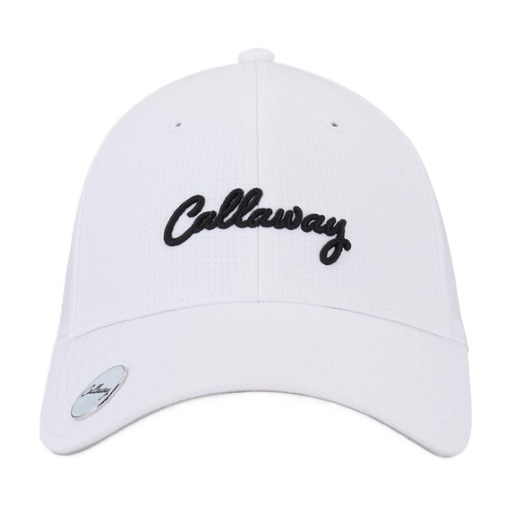 Callaway Stitch Magnet damska czapka z daszkiem, biała
