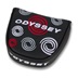 Odyssey Swirl Mallet putter headcover, czarny