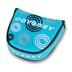 Odyssey Swirl Mallet putter headcover, niebieski