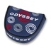 Odyssey Swirl Mallet putter headcover, granatowy