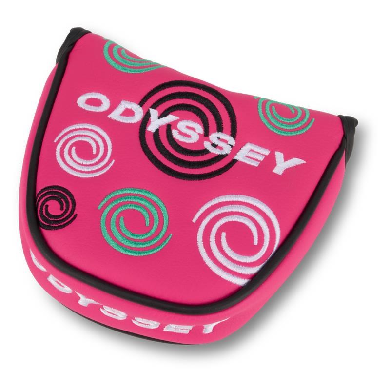 Odyssey Swirl Mallet putter headcover, różowy