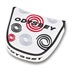 Odyssey Swirl Mallet putter headcover, biały