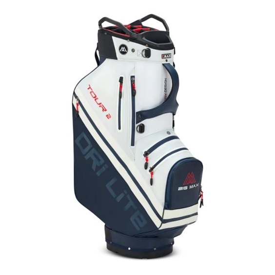 Big Max Dri Lite Tour 2 cart bag, red/white/navy