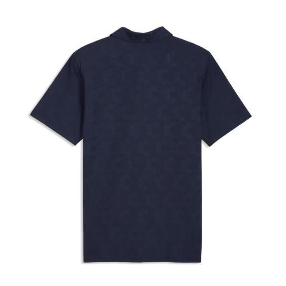 Puma Mattr Deco Jacquard męskie polo, granatowe