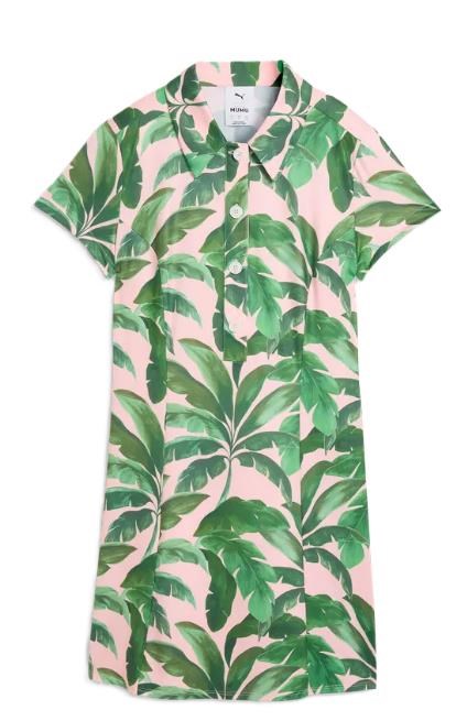 Puma X Mumu Palm sukienka golfowa, rose blossom/opal green