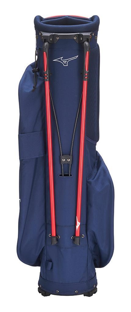 Mizuno BR-D3 stand bag, granatowo/czerwona