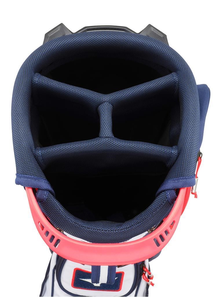 Mizuno BR-D3 stand bag, granatowo/czerwona