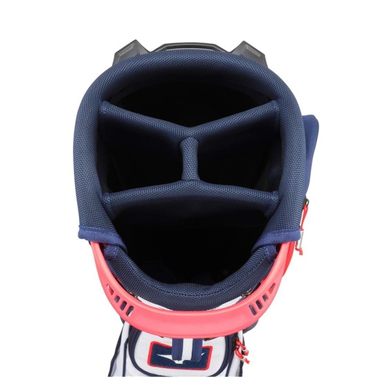 Mizuno BR-D3 stand bag, granatowo/czerwona