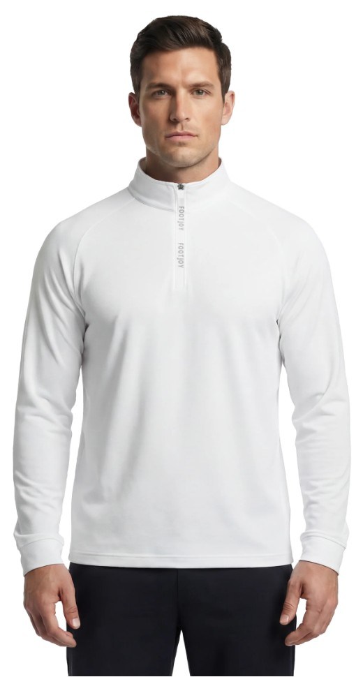 FootJoy Wordmark Chill Out męska bluza, biała