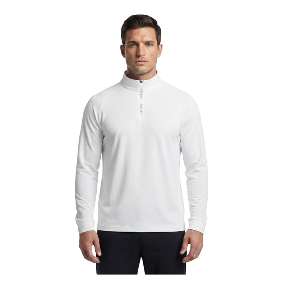 FootJoy Wordmark Chill Out męska bluza, biała