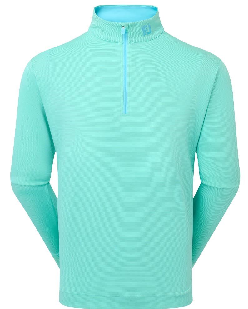 FootJoy Ottoman Stripe Chill-Out męska bluza, blue reef/sea glass