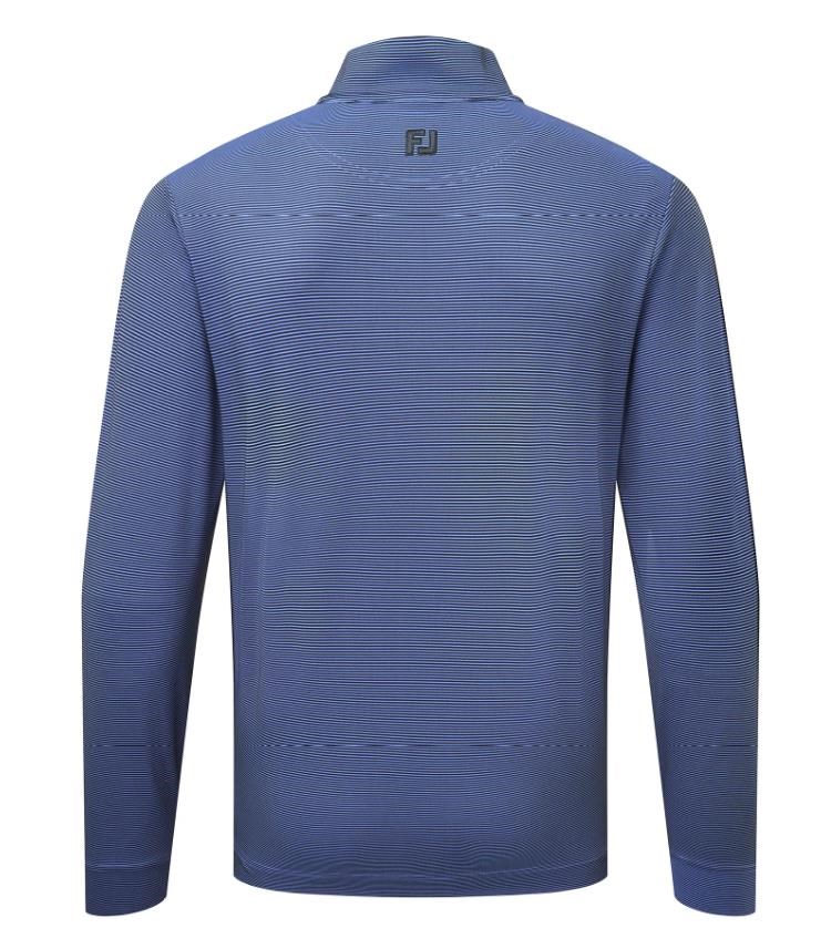 FootJoy Ottoman Stripe Chill-Out męska bluza, black/vivid violet