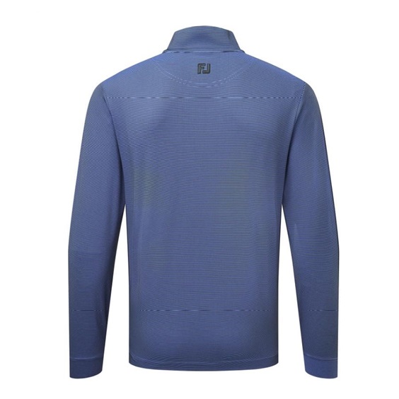 FootJoy Ottoman Stripe Chill-Out męska bluza, black/vivid violet