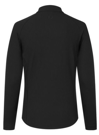 FootJoy Full-Zip Rib Midlayer damska bluza, czarna