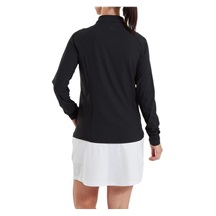 FootJoy Full-Zip Rib Midlayer damska bluza, czarna