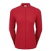 FootJoy Full-Zip Rib Midlayer damska bluza, czerwona