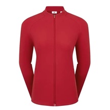 FootJoy Full-Zip Rib Midlayer damska bluza, czerwona