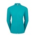 FootJoy Full-Zip Rib Midlayer damska bluza, tite blue