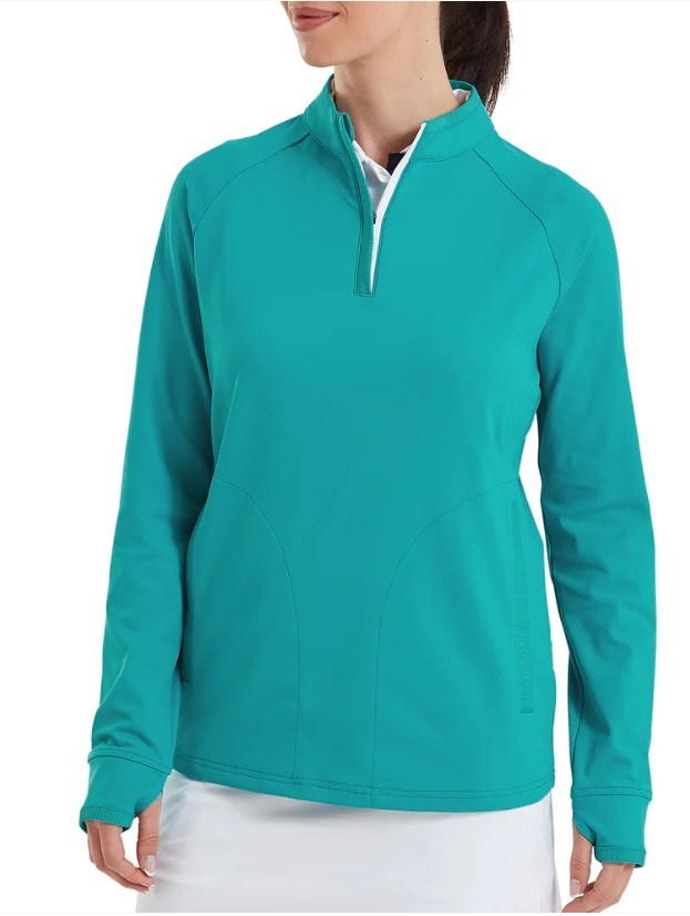 FootJoy Half-Zip Midlayer damska bluza, tite blue