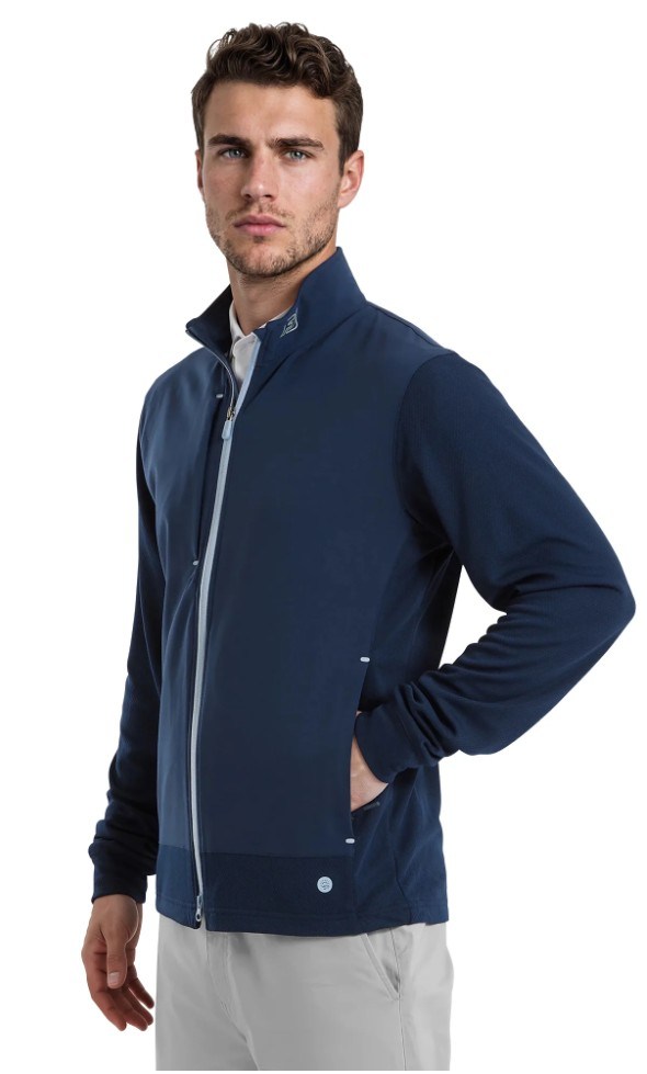 FootJoy Tempo Hybrid Full-Zip męska kurtka, granatowa
