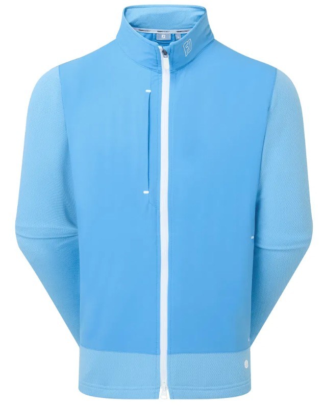FootJoy Tempo Hybrid Full-Zip męska kurtka, blue reef/deep reef