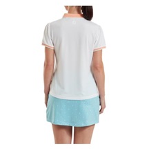 FootJoy Cap Sleeve damskie polo, białe