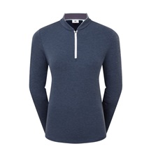 FootJoy 1/4 Zip Blade Collar Midlayer damska bluza, navy/dusty violet/glacial blue