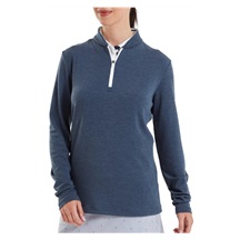 FootJoy 1/4 Zip Blade Collar Midlayer damska bluza, navy/dusty violet/glacial blue