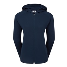 Footjoy Full-Zip Ottoman Hoodie damska bluza, granatowa