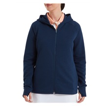 Footjoy Full-Zip Ottoman Hoodie damska bluza, granatowa