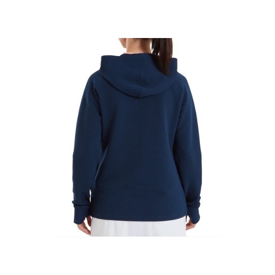 Footjoy Full-Zip Ottoman Hoodie damska bluza, granatowa